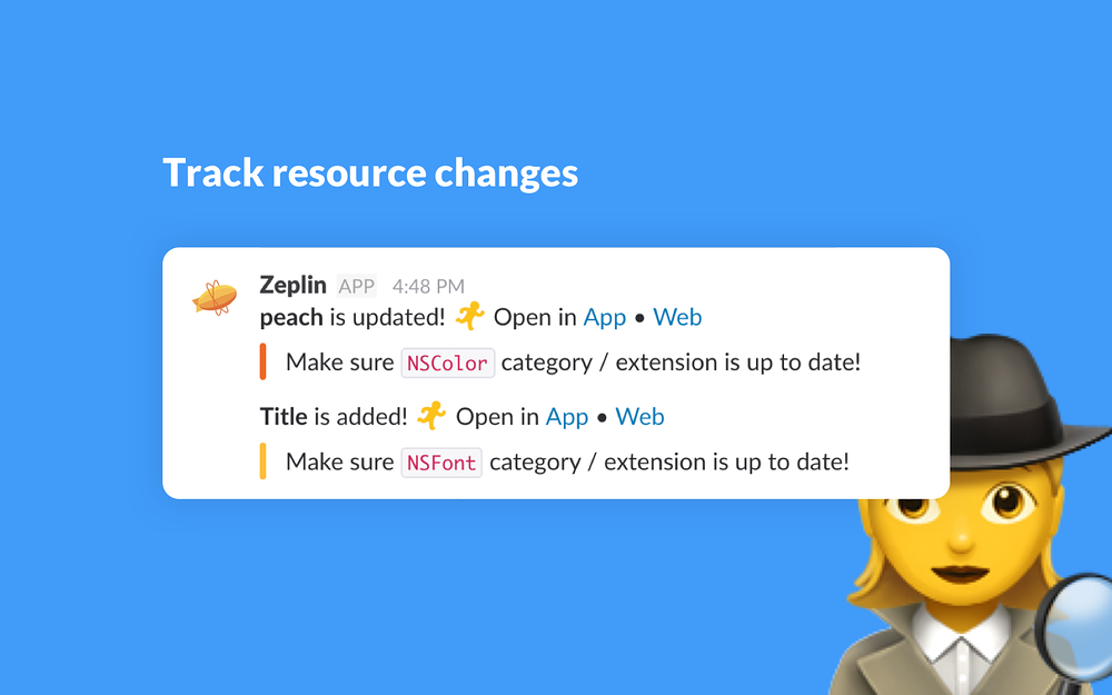 Zeplin for Slack