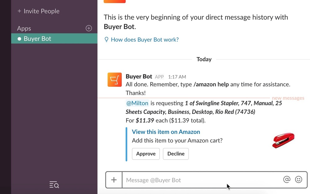 BuyerBot for Slack