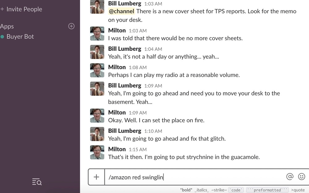 BuyerBot for Slack