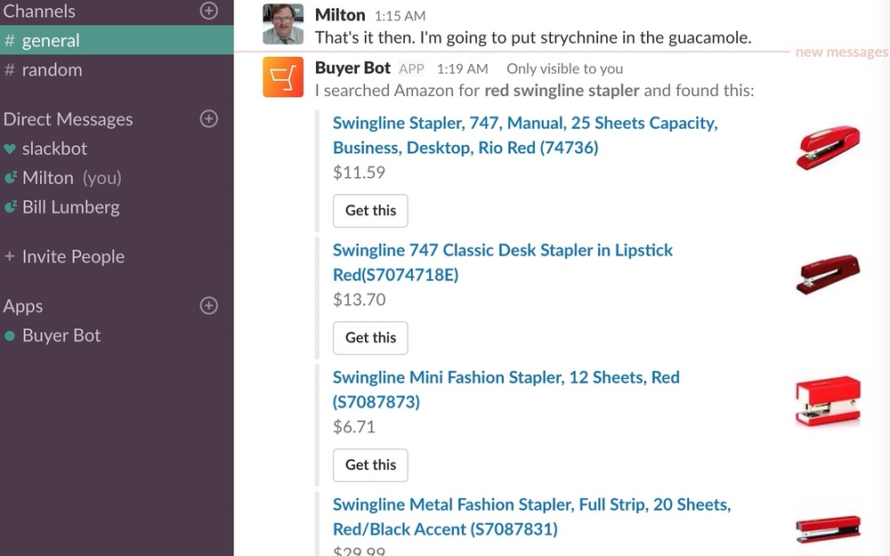 BuyerBot for Slack