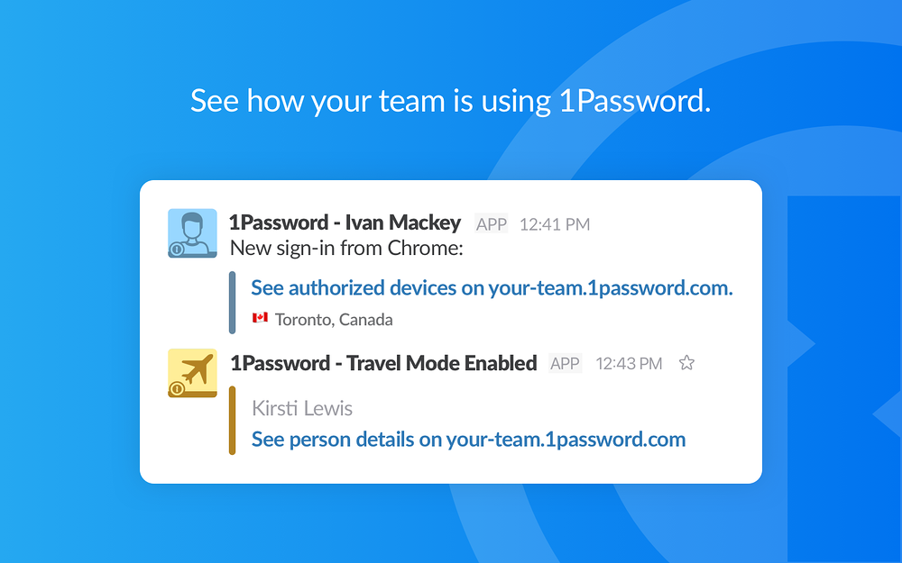 1Password for Slack