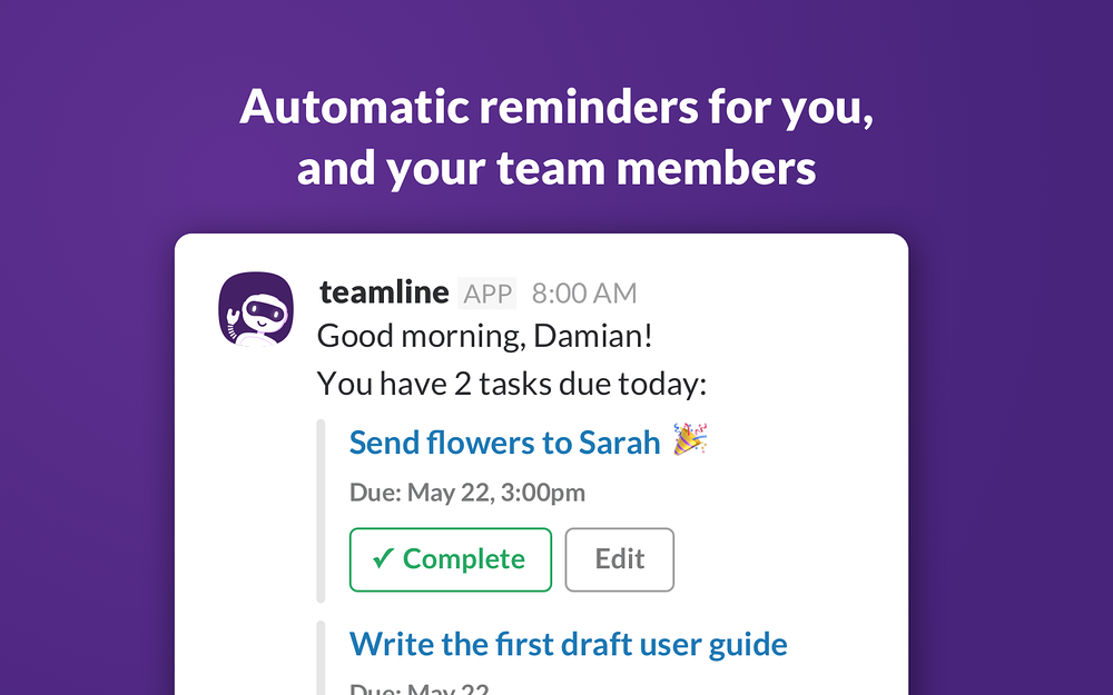 Teamline for Slack