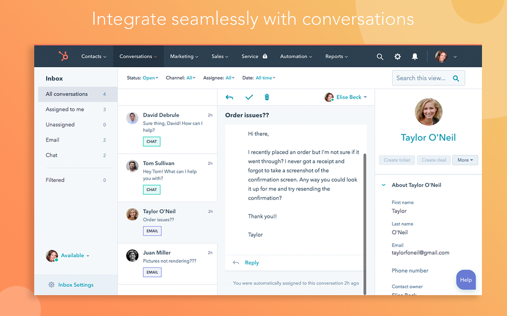 HubSpot for Slack