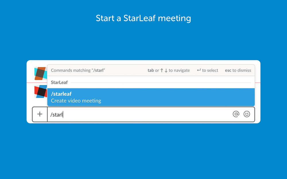 StarLeaf for Slack