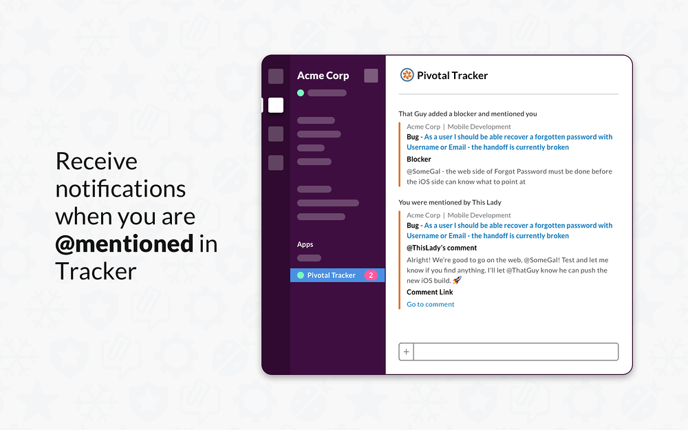 Pivotal Tracker for Slack