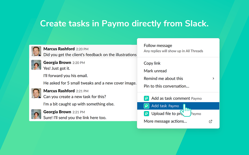 Paymo for Slack