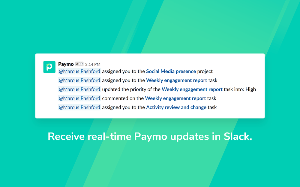 Paymo for Slack