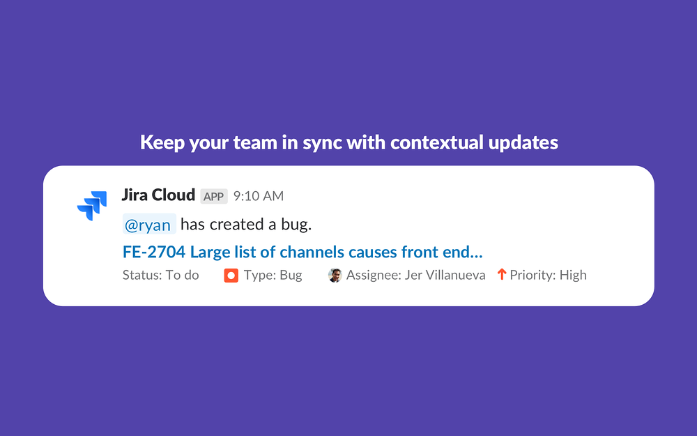 Jira Cloud for Slack