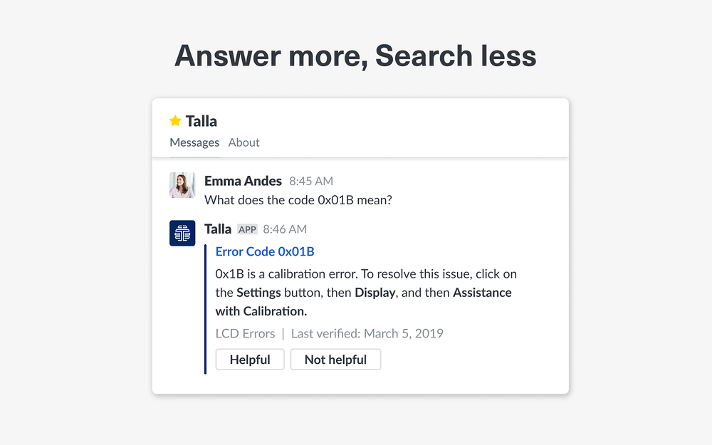 Talla for Slack