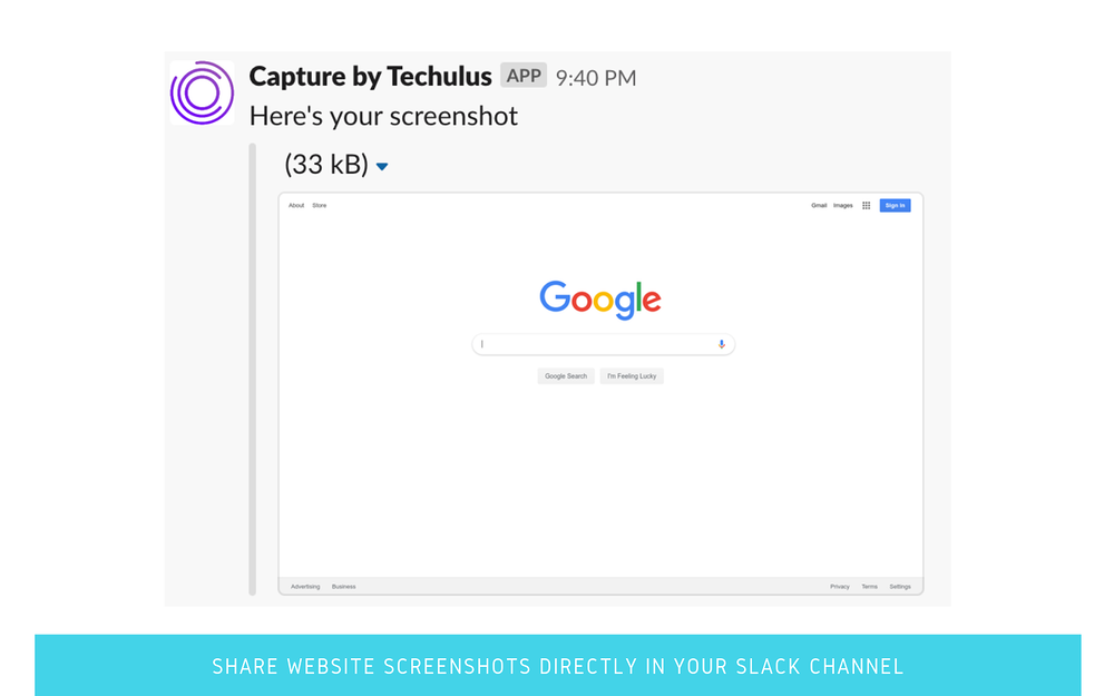 Capture by Techulus for Slack