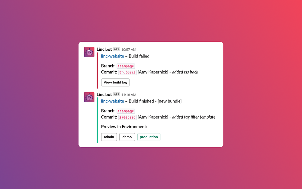 Linc for Slack