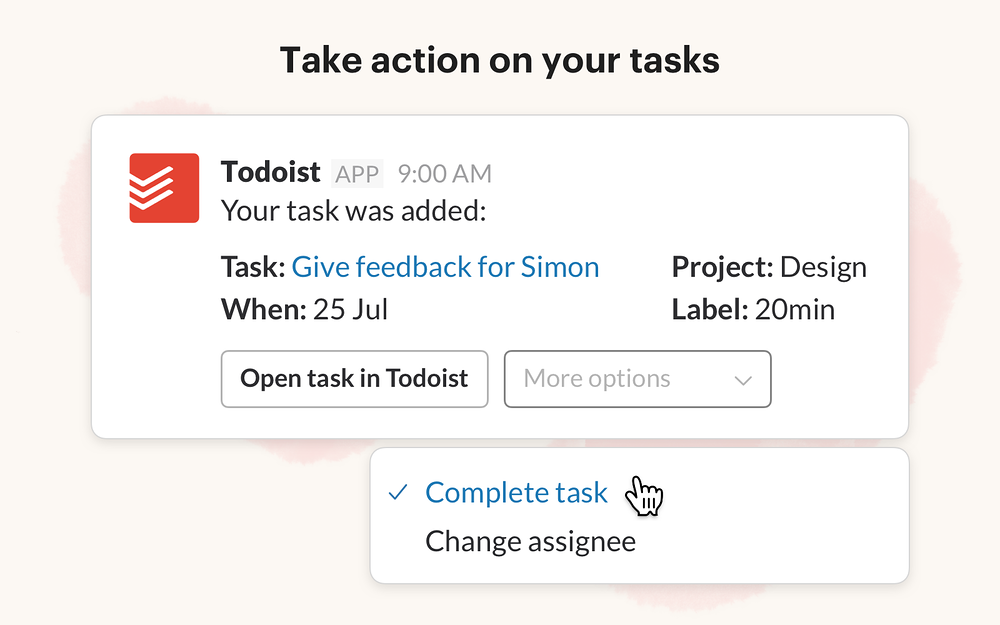 Todoist for Slack