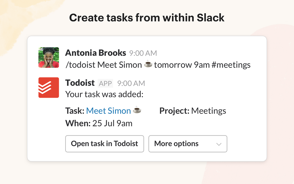 Todoist for Slack