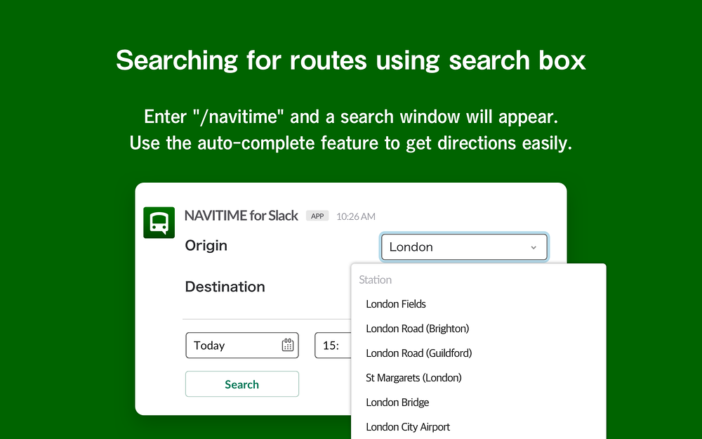 NAVITIME for Slack for Slack