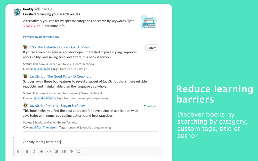bookly for Slack