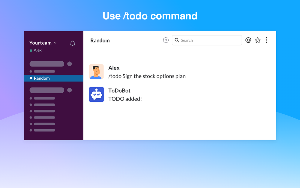 ToDoBot for Slack