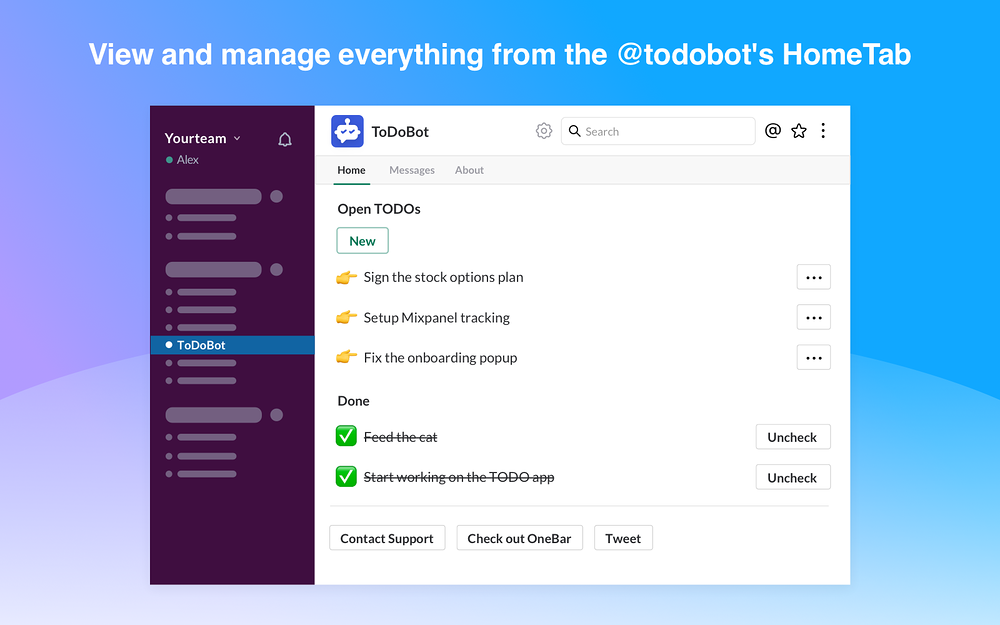 ToDoBot for Slack