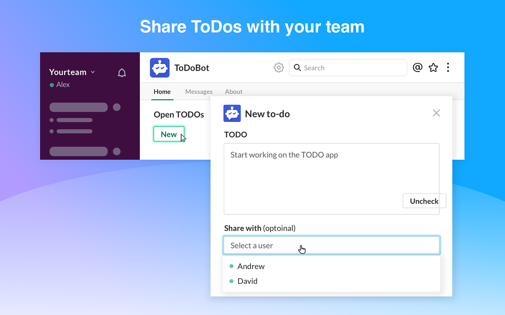 ToDoBot for Slack