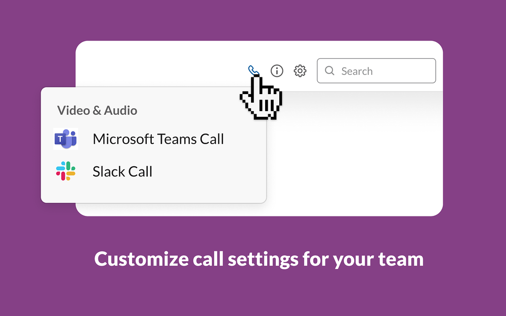 Microsoft Teams Calls for Slack