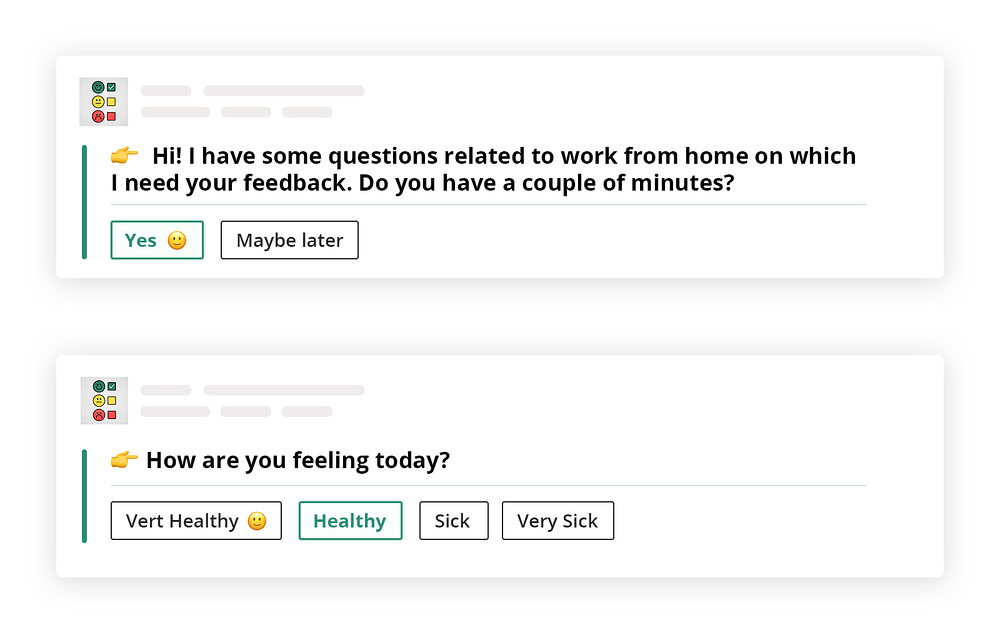 WFH Surveys for Slack