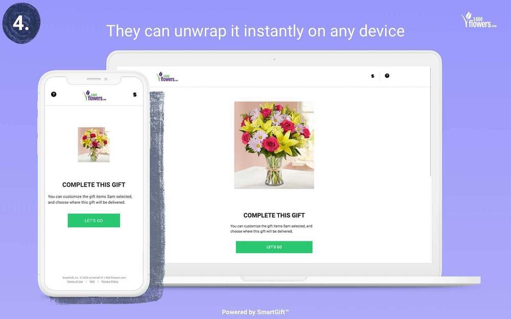 1800Flowers SmartGift for Slack