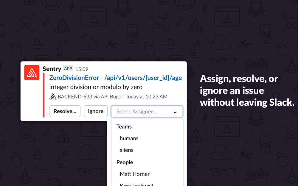 Sentry for Slack