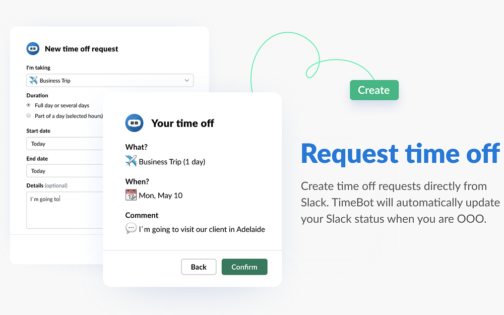 TimeBot for Slack