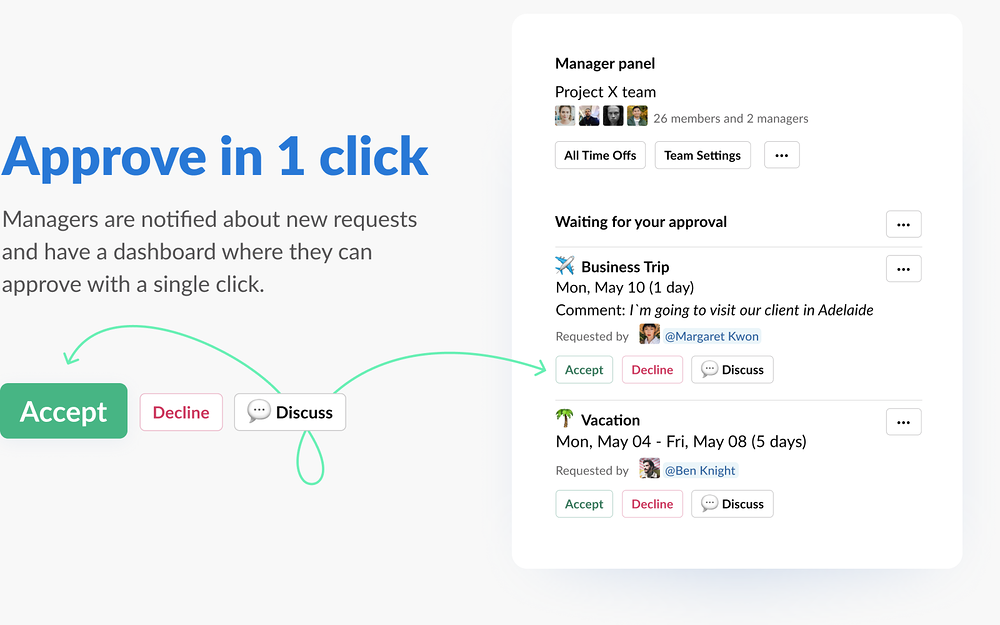 TimeBot for Slack