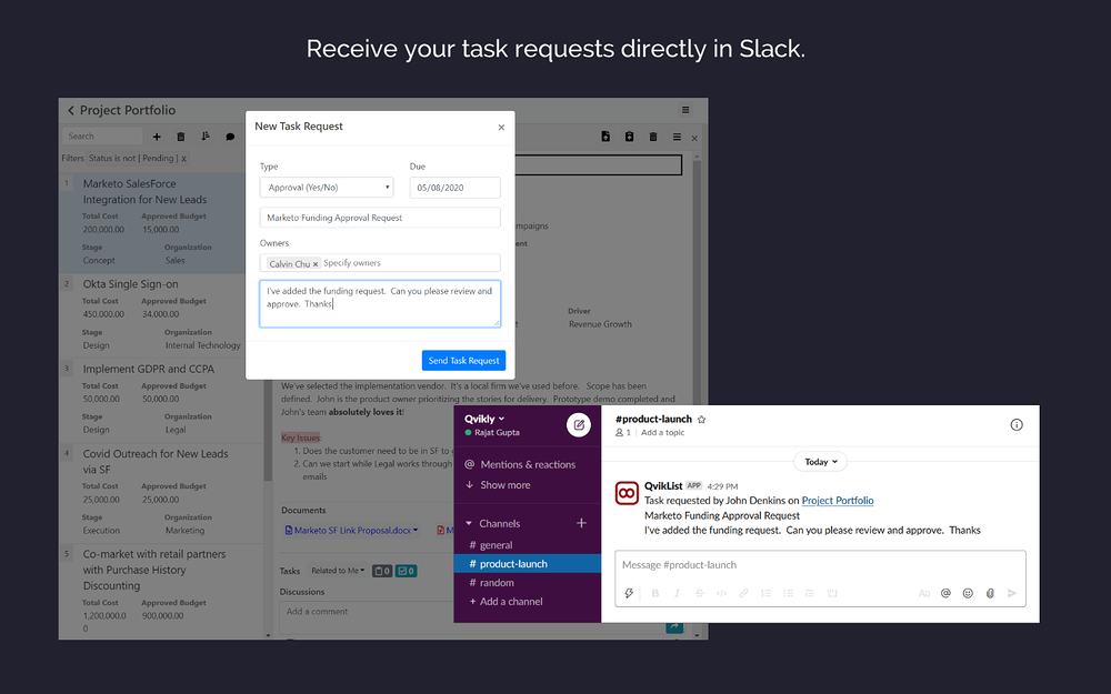 QvikList for Slack