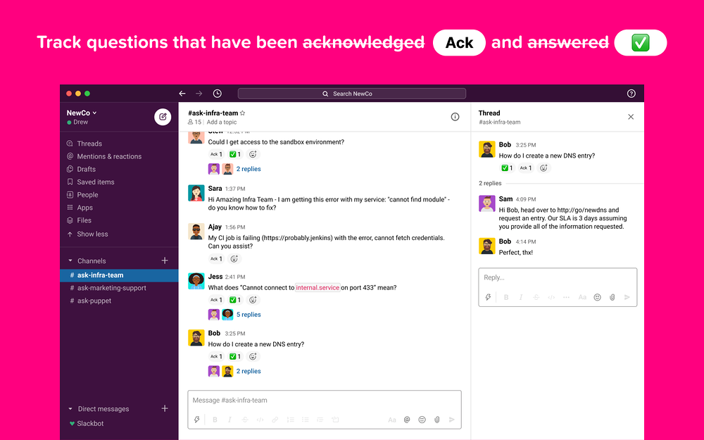 Ackly for Slack