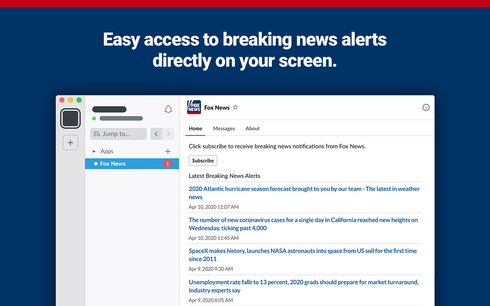 Fox News for Slack