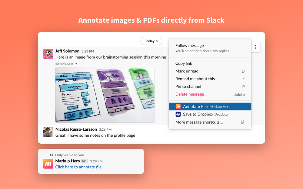 Markup Hero - Screenshot & Annotate for Slack