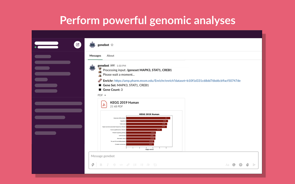 GeneBot for Slack