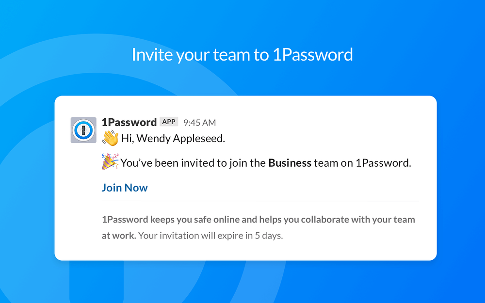 1Password for Slack