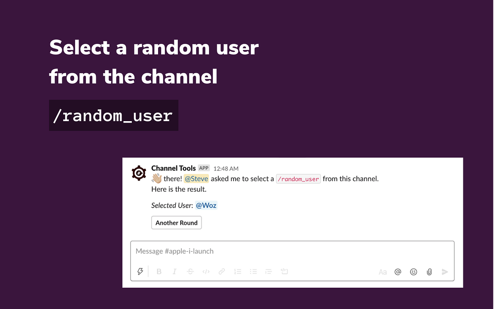 Channel Tools for Slack