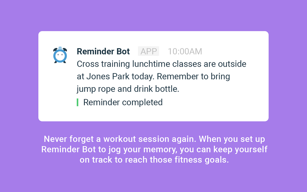 Reminder Bot for Slack