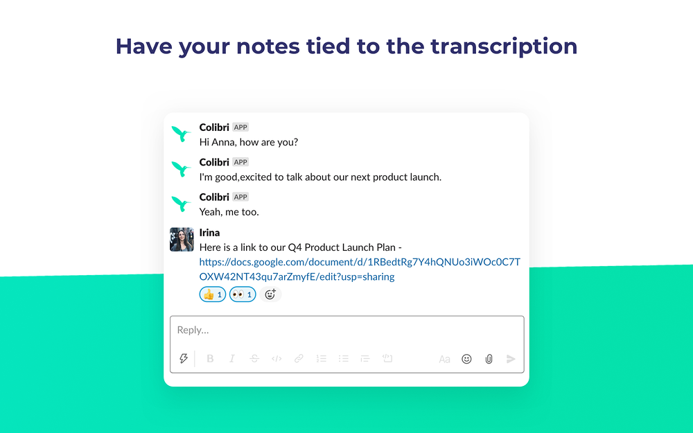 Colibri for Slack