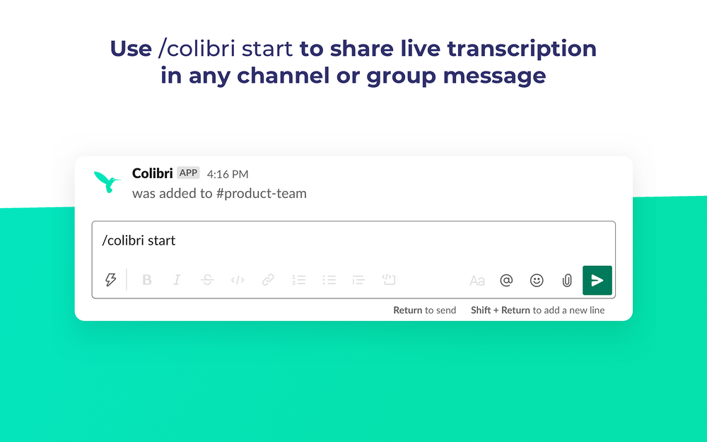 Colibri for Slack