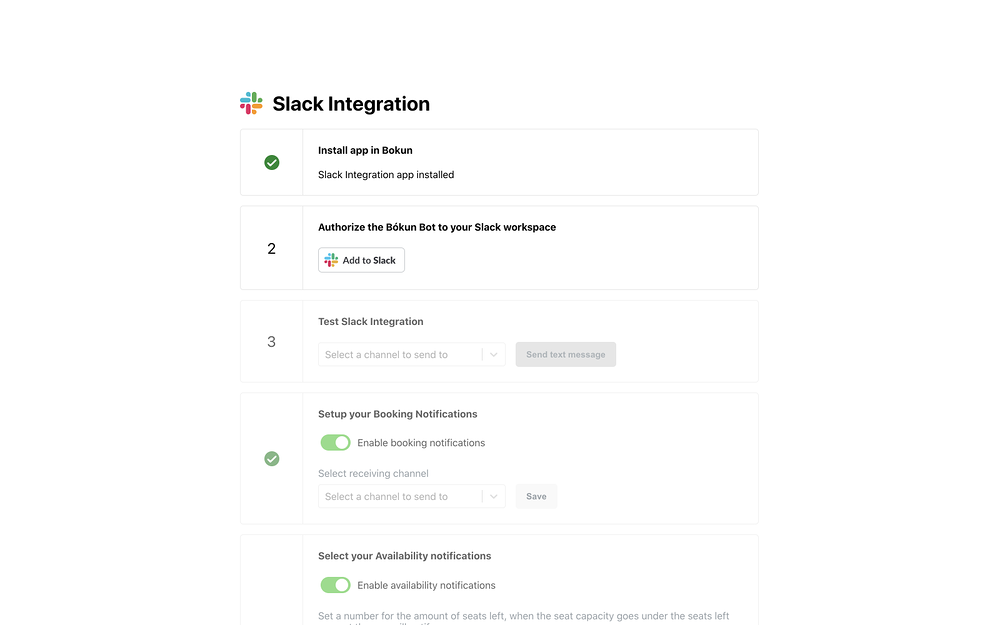 Bókun for Slack