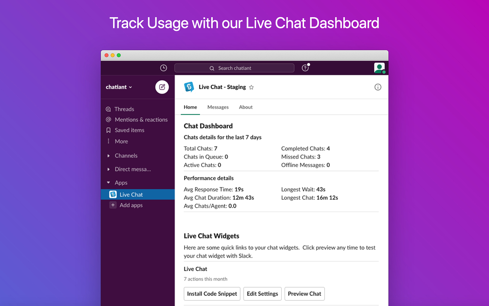 Live Chat for Slack