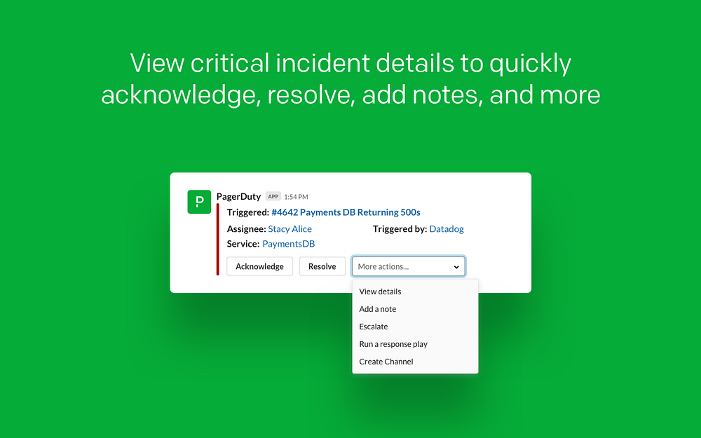 PagerDuty for Slack