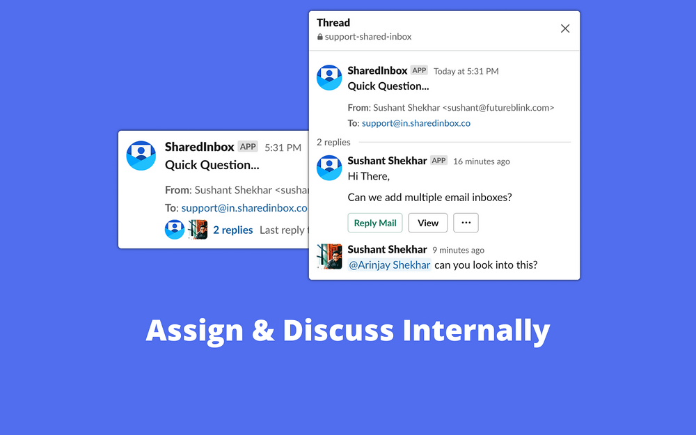 SharedInbox - Email for Teams for Slack