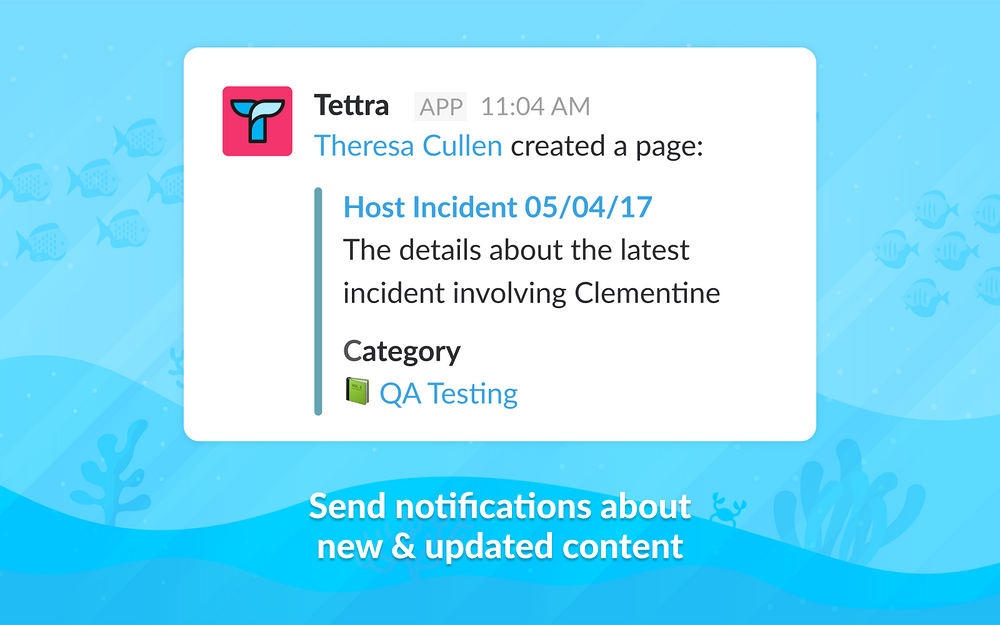 Tettra Wiki for Slack