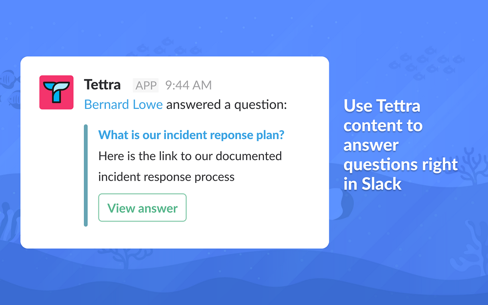 Tettra Wiki for Slack