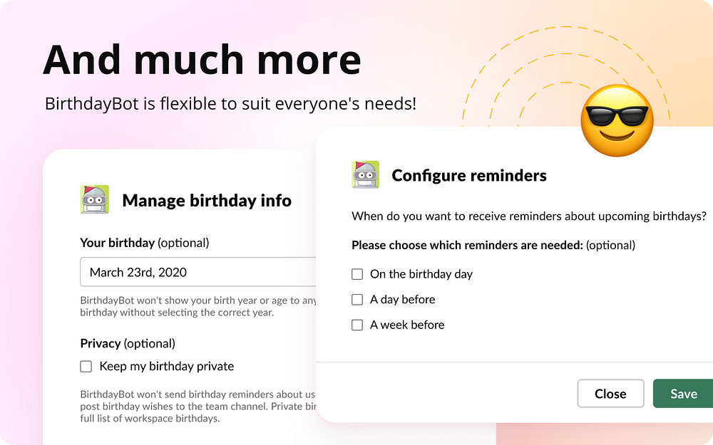 BirthdayBot for Slack