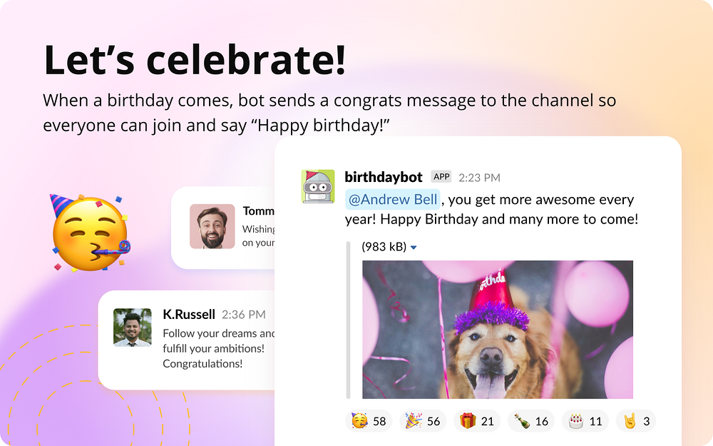 BirthdayBot for Slack