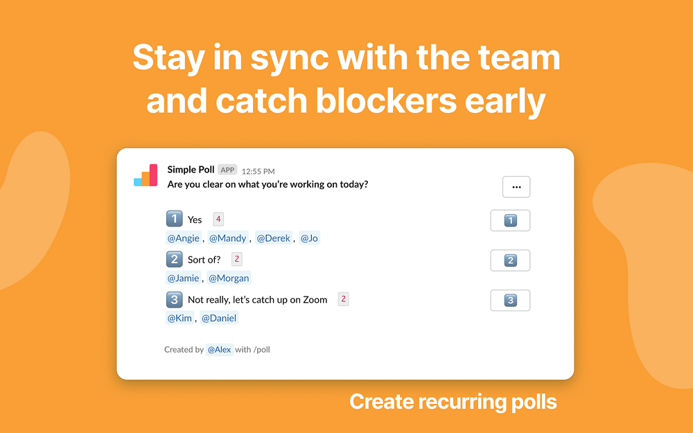 Simple Poll for Slack