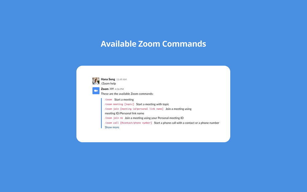 Zoom for Government for Slack