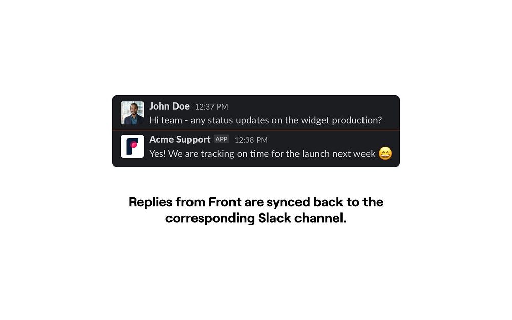 Front Channel for Slack