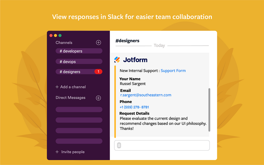 Jotform for Slack